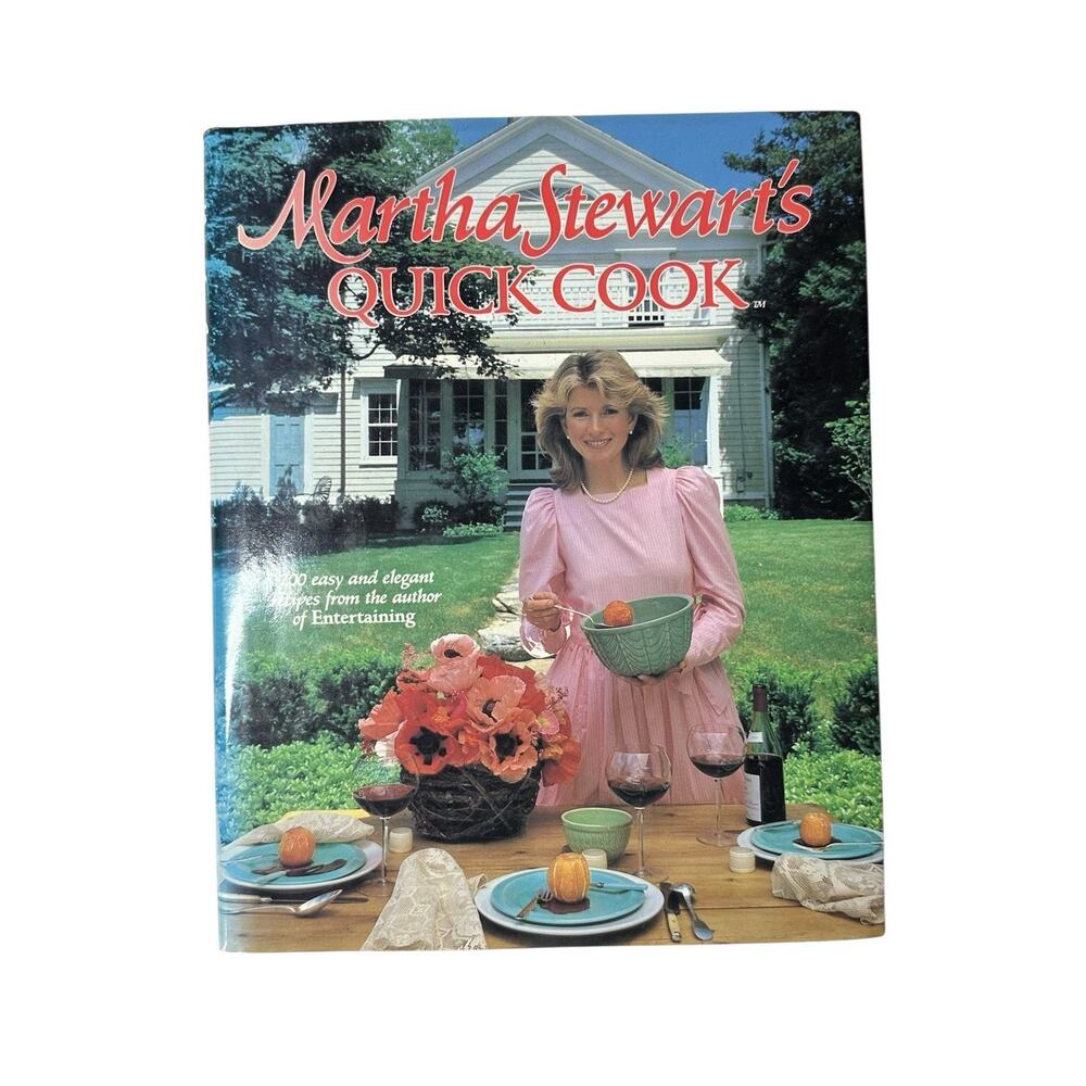 Martha Stewarts Quick Cook 200 Recipes‎ 1983 1st Edition 1st Printing Hardcover